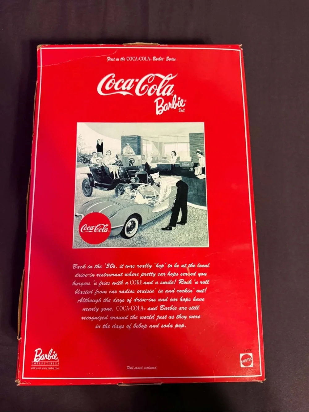 Barbie 1st in series Coca-Cola Collectors Edition Waitress Diner 1998 NRFB